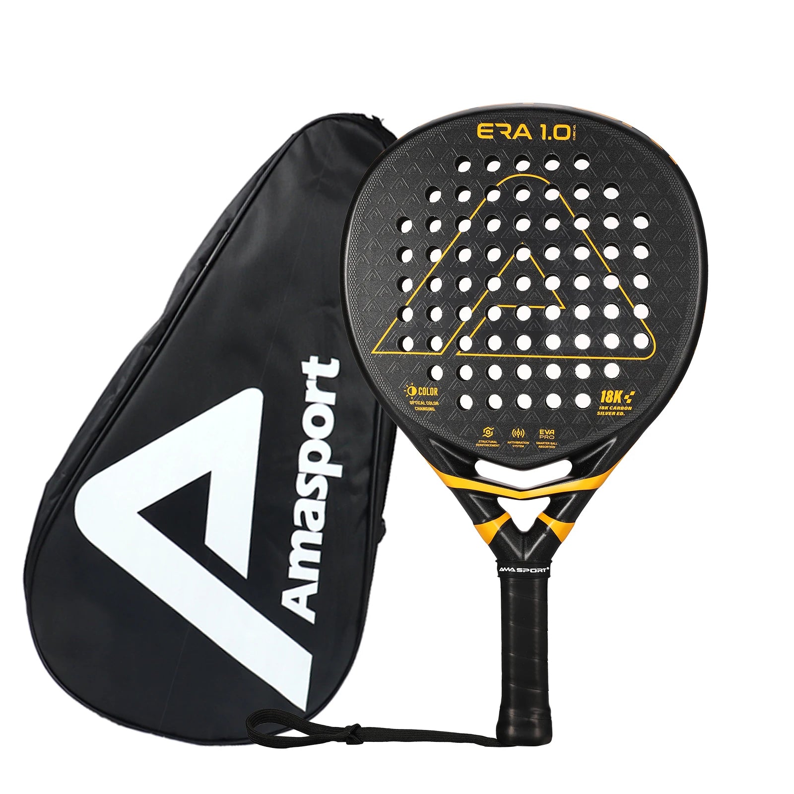AMA SPORT Padel Tennis Racquets Hybrid Shape 18K Carbon
