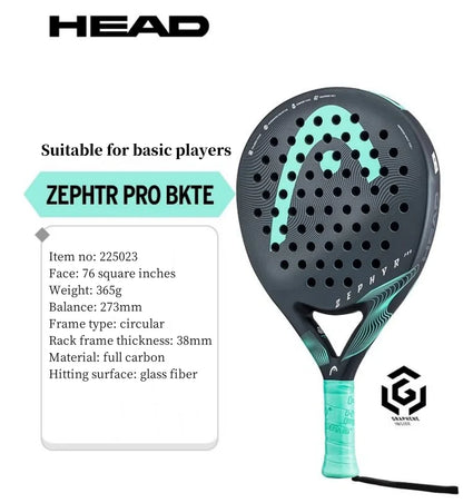 Genuine HEAD Padel Rackets ZEPHYR Series Carbon