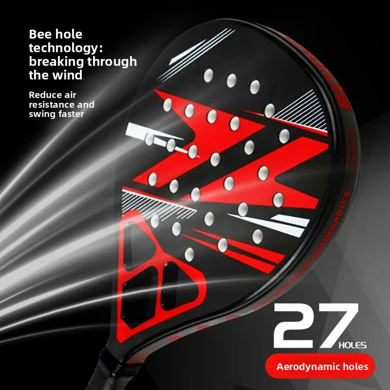 2026 Newest Padel Racket Ultra Light Carbon Fiber Material with Strong Elasticity and Good Quality