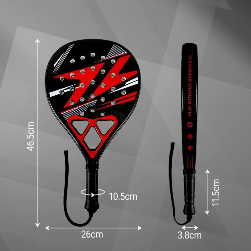 2026 Newest Padel Racket Ultra Light Carbon Fiber Material with Strong Elasticity and Good Quality