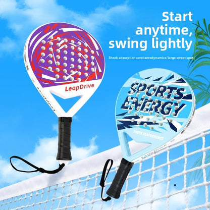 2026 Newest Padel Racket Carbon Fiber Surface with EVA Memory Flex Foam