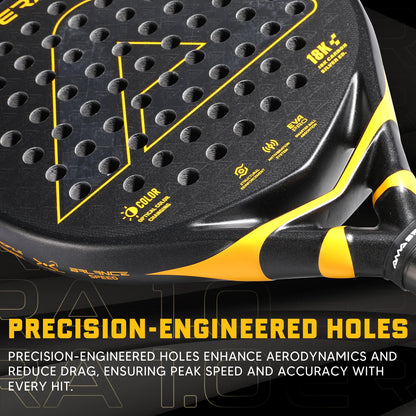 AMA SPORT Padel Tennis Racquets Hybrid Shape 18K Carbon