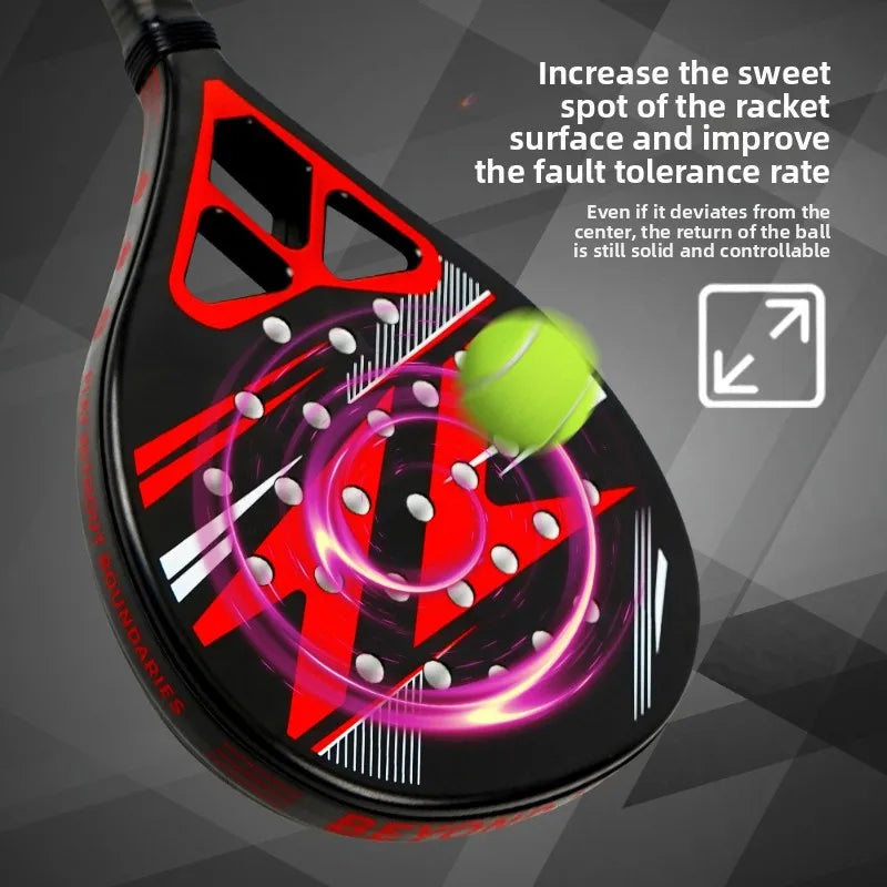 2026 Newest Padel Racket Ultra Light Carbon Fiber Material with Strong Elasticity and Good Quality