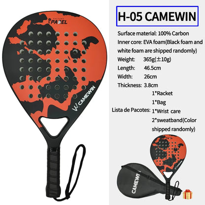 CAMEWIN Padel Racket Carbon Fiber