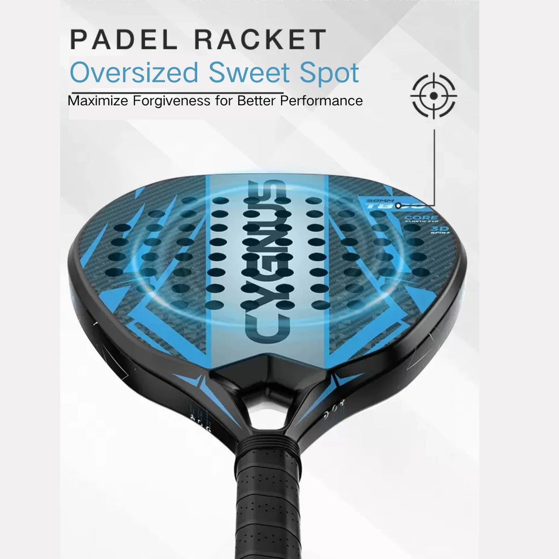 DUALE  FORCE II  3K T800 Padel Racket