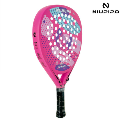 NIUPIPO Full Carbon Fiber Padel Racket Thermoformed Uni-body