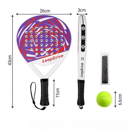 2026 Newest Padel Racket Carbon Fiber Surface with EVA Memory Flex Foam