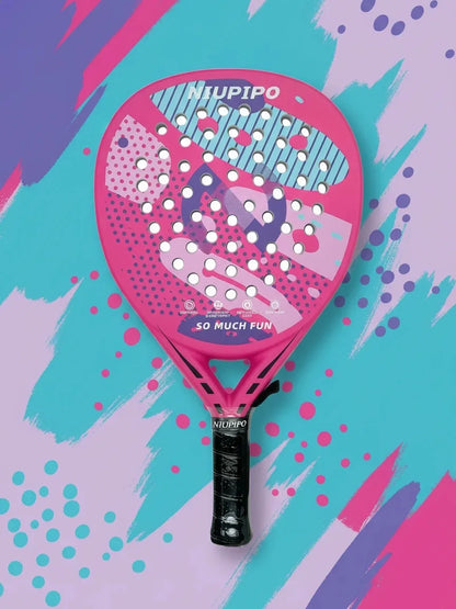 NIUPIPO Full Carbon Fiber Padel Racket Thermoformed Uni-body