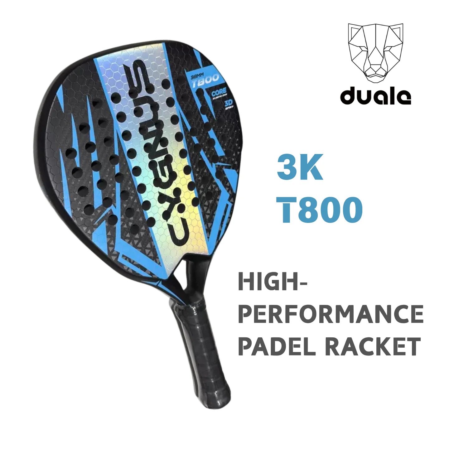 DUALE  FORCE II  3K T800 Padel Racket