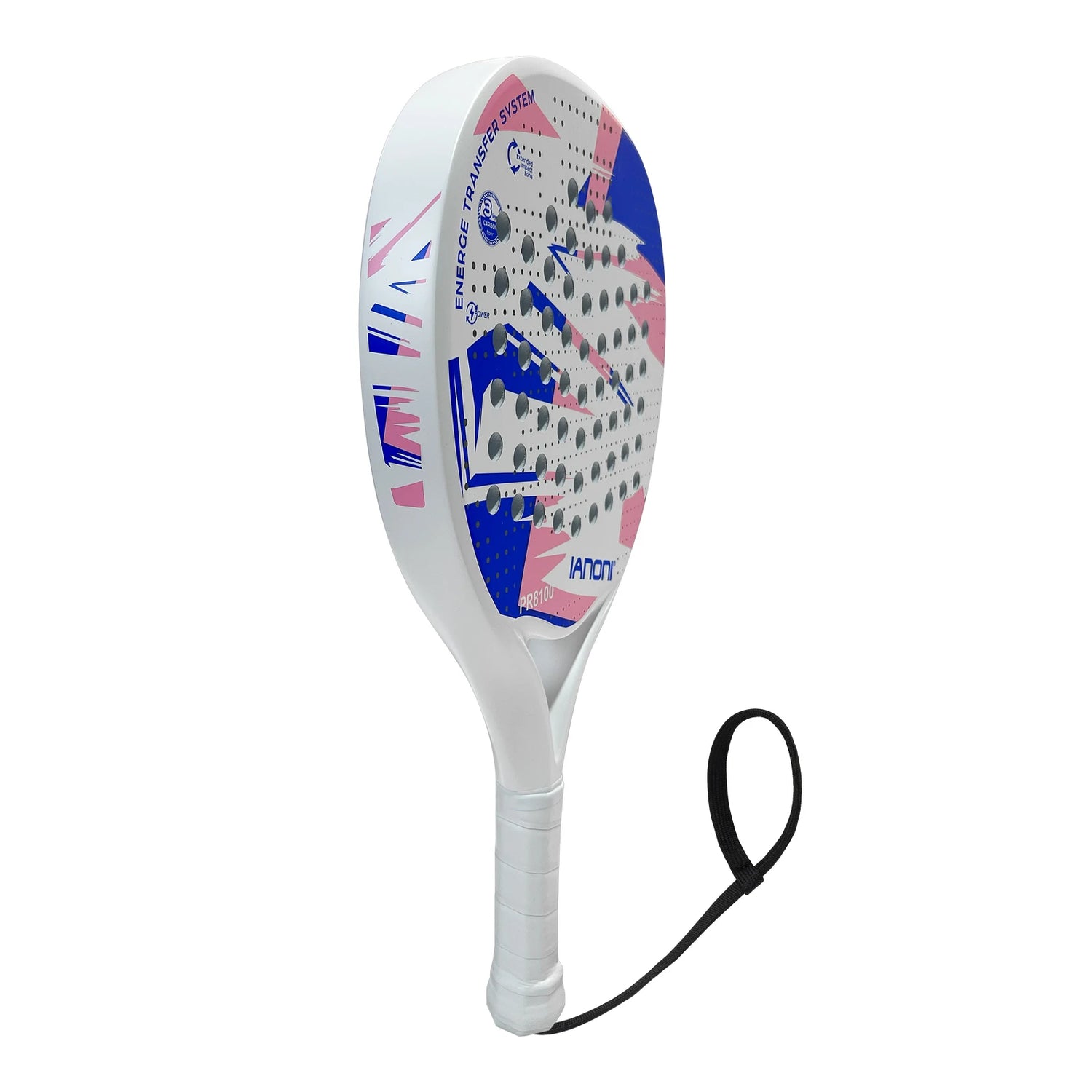 Carbon Fiber Core EVA Flexible Padel Racket NPR8100