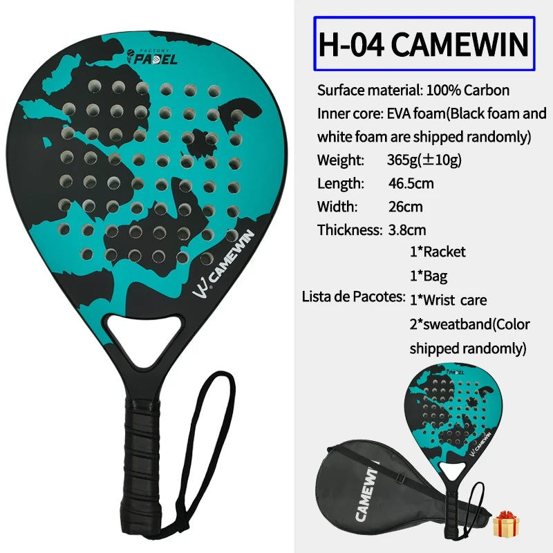 CAMEWIN Padel Racket Carbon Fiber