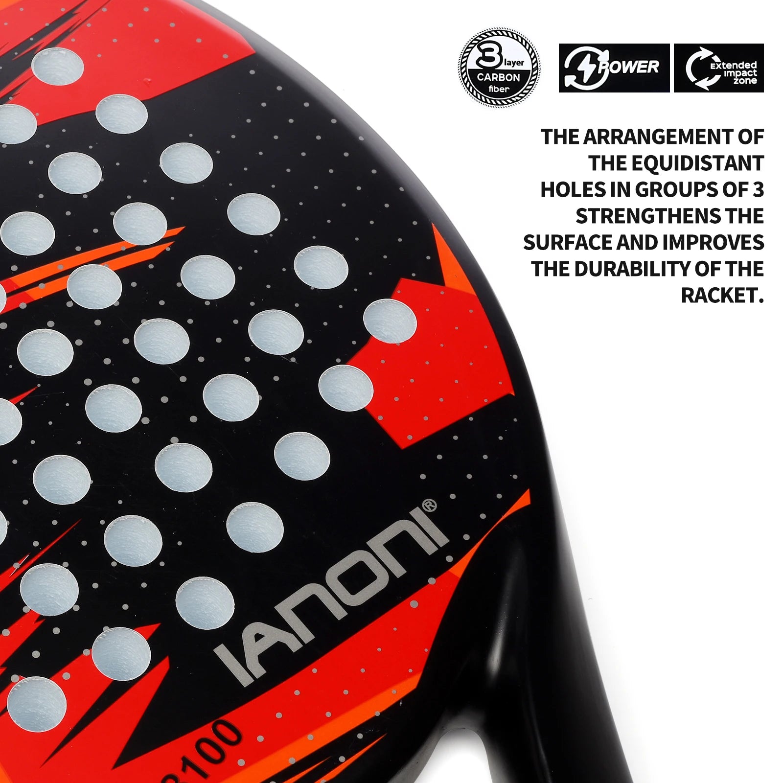 IANONI Padel Racket Carbon Fiber